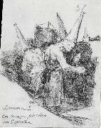 Francisco Goya Semana S en tiempo pasado en Espana oil painting on canvas
